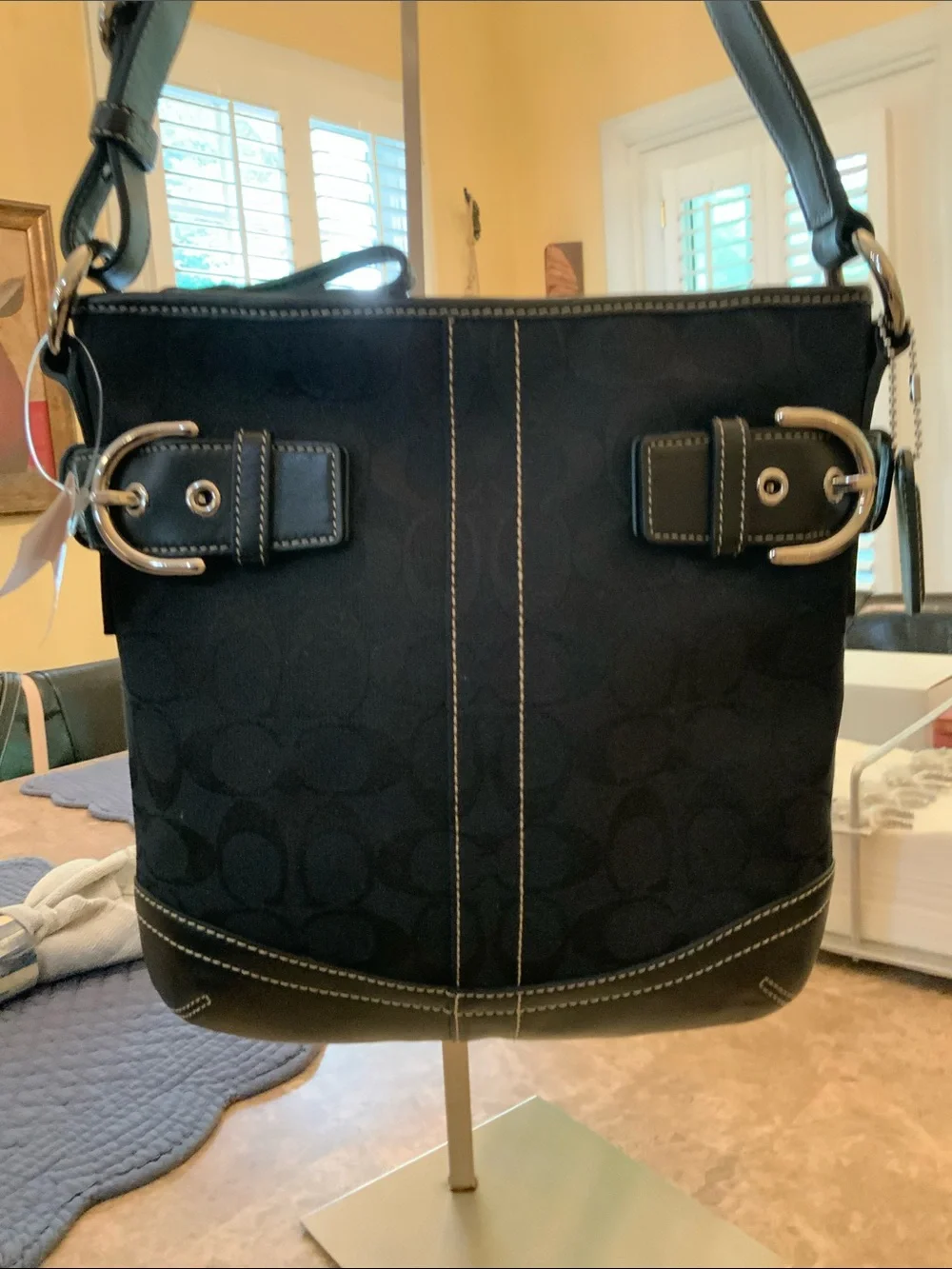 Coach NWT Vintage Signature Small Soft Duffle Leather Shoulder bag - Picture 8 of 17